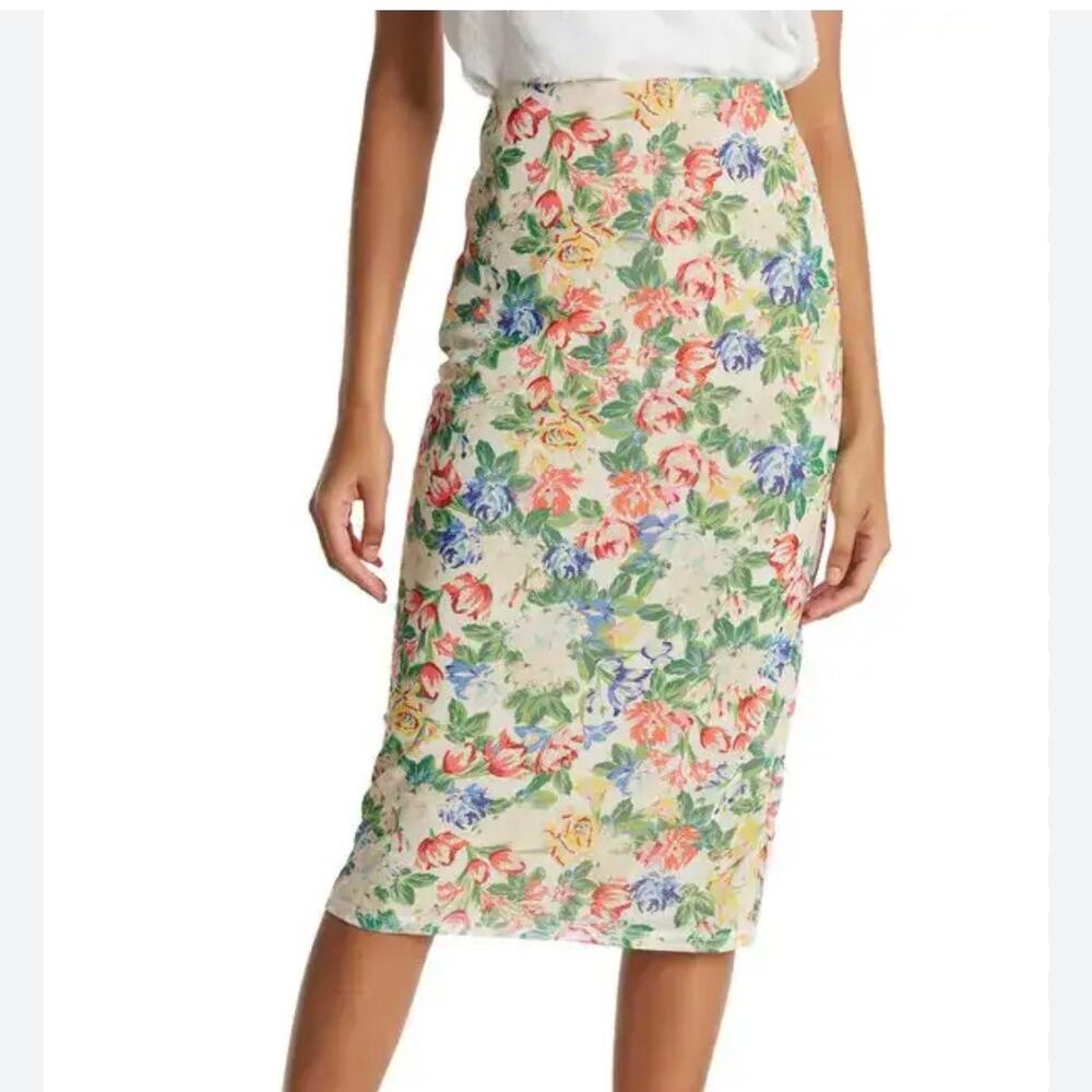 AFRM Lynch Printed Skirt Spring Jardin Floral M
